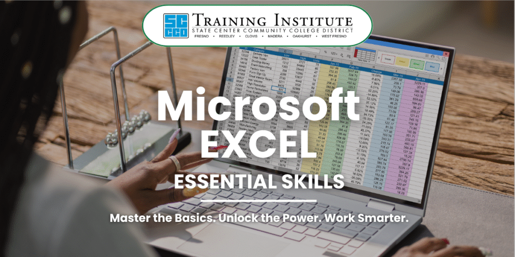 Microsoft Excel – Essential Skills – Training Institute, SCCCD