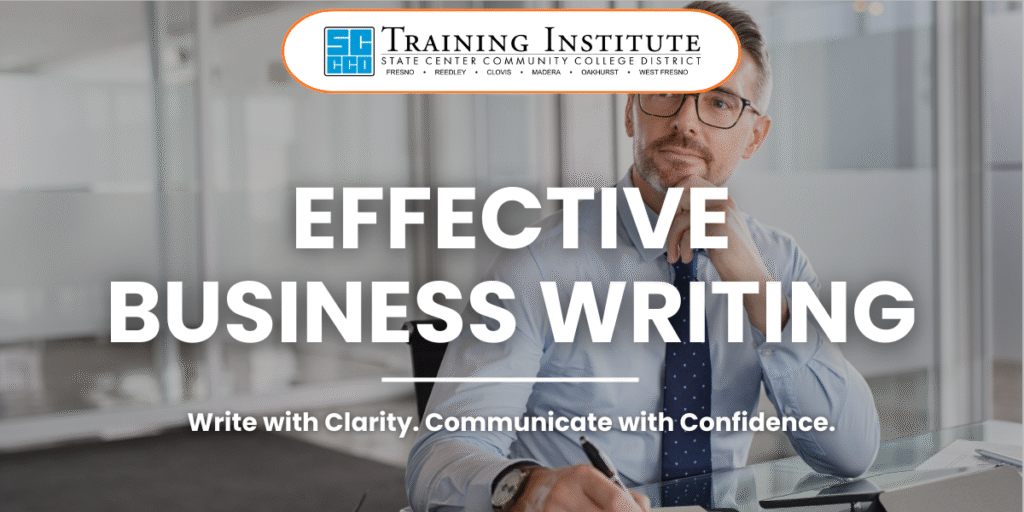 Effective Business Writing – Training Institute, SCCCD